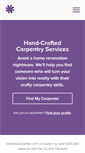 Mobile Screenshot of meetacarpenter.com